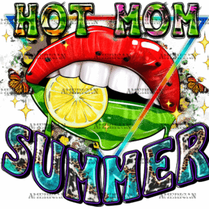 Hot Mom Summer Lips  DTF Transfer