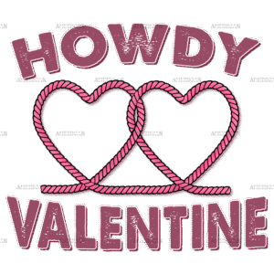Howdy Valentine-2 DTF Transfer