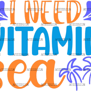 I Need Vitamin Sea DTF Transfer