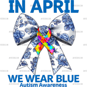 In April We Wear Blue-10 DTF Transfer