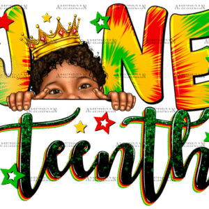 Juneteenth Black Boy DTF Transfer