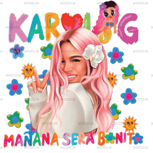 Karol G Manana Sera Bonito Flowers Dtf Transfer