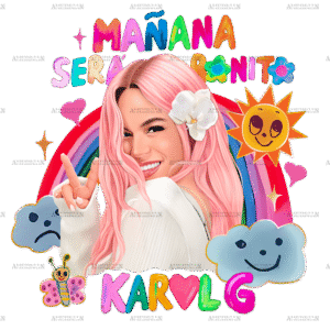 Karol G Manana Sera Bonito Rainbow-2 Dtf Transfer