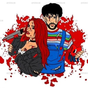 Karol G Bad Bunny Dtf Transfer