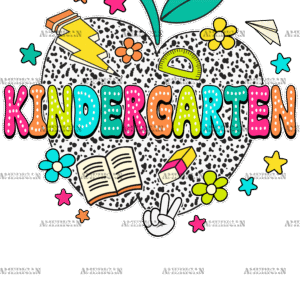 Kindergarten Apple DTF Transfer