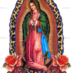 Lady Of Guadalupe Leapord Dtf Transfer