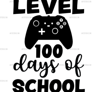 Level 100 Days of School-1 DTF Transfer