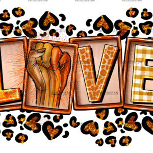 Love Black History Frames DTF Transfer