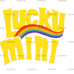 Lucky Mini Yellow DTF Transfer