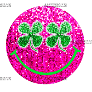 Lucky Smiley Face DTF Transfer