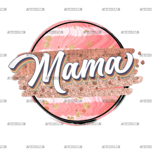 Mama Badge DTF Transfer