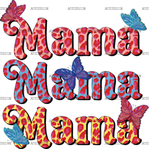 Mama Butterfly  DTF Transfer