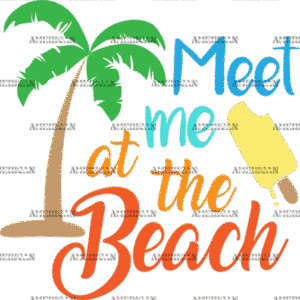 Meet Me At The Beach DTF Transfer
