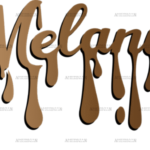 Melanin Drip Fade DTF Transfer