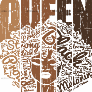 Melanin Queen-2 DTF Transfer