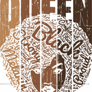 Melanin Queen-3 DTF Transfer