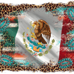 Mexico Gemstone Leopard Dtf Transfer