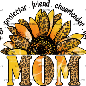 Mom Sunflower DTF Transfer