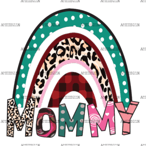 Mommy Rainbow DTF Transfer