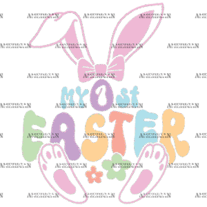 My 1st Easter Groovy DTF Transfer