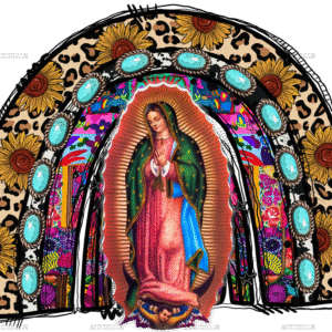 Our Lady Of Guadalupe Rainbow 2 Dtf Transfer