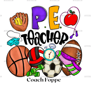 PE Teacher DTF Transfer