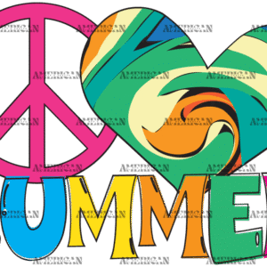 Peace Love Summer DTF Transfer