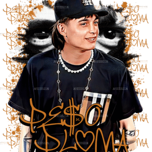 Peso Pluma Black Dtf Transfer