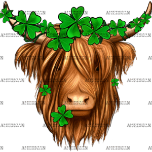 St Patricks Cow DTF Transfer
