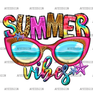 Summer Vibes Goggles  DTF Transfer