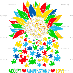Sunflower Autism Awareness-3 DTF Transfer