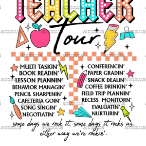 Teacher Tour-1 DTF Transfer