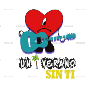 Un Verano Sin Ti Guitar-1DTF Transfer