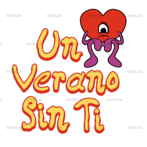 Un Verano Sin Ti Sad Heart DTF Transfer