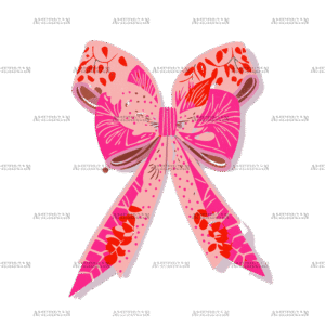 Valentine Bow-12 DTF Transfer