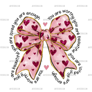 Valentine Bow-16 DTF Transfer