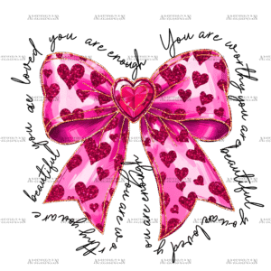 Valentine Bow-6 DTF Transfer
