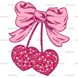 Valentine Bow-8 DTF Transfer