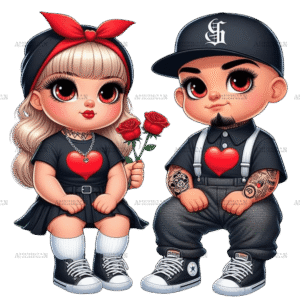 Valentine Couple-1 DTF Transfer