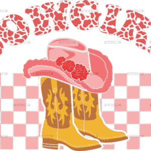 Valentine Cowgirl-3 DTF Transfer