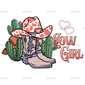 Valentine Cowgirl-4 DTF Transfer