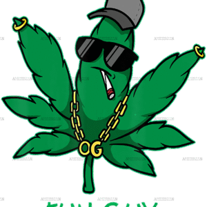 Weed Fun Guy DTF Transfer