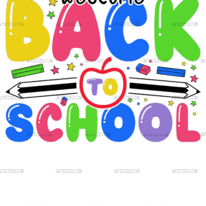 Welcome Back To School DTF Transfer