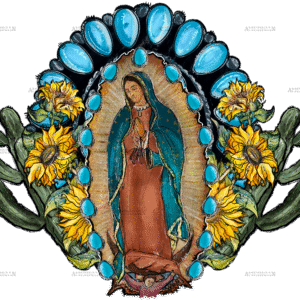 Western Lady Of Guadalupe Dtf Transfer