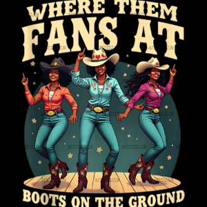 Where Them Fans At Boots On The Ground-14 DTF Transfer