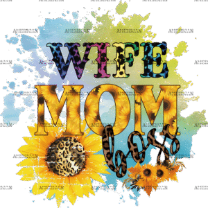 Wife Mom Boss DTF Transfer