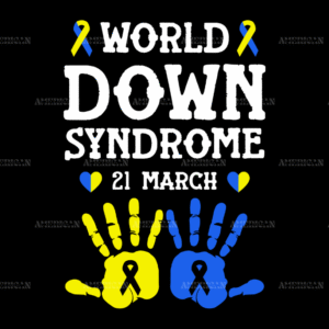 World Down Syndrome 21 March DTF Transfer