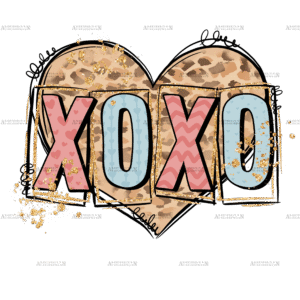 Xoxo Heart DTF Transfer