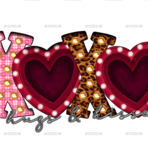 Xoxo Hugs And Kisses-2 DTF Transfer