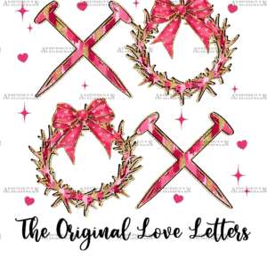 Xoxo Original Love Letters DTF Transfer